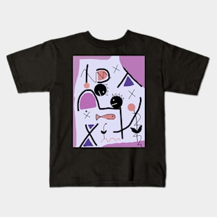 Kids among Chaos Stick Figure Kids T-Shirt